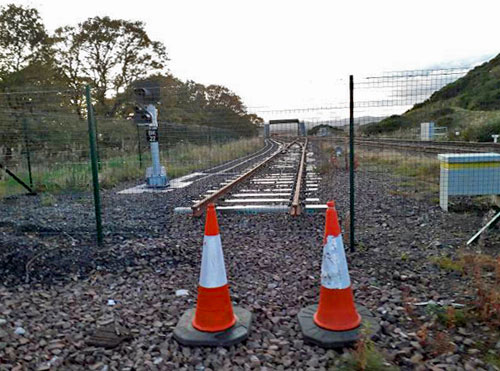 A view of the rail link.
