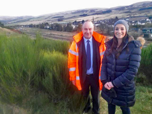 Ken Russell, Russell Transport and Morwen Mands, Highland Spring