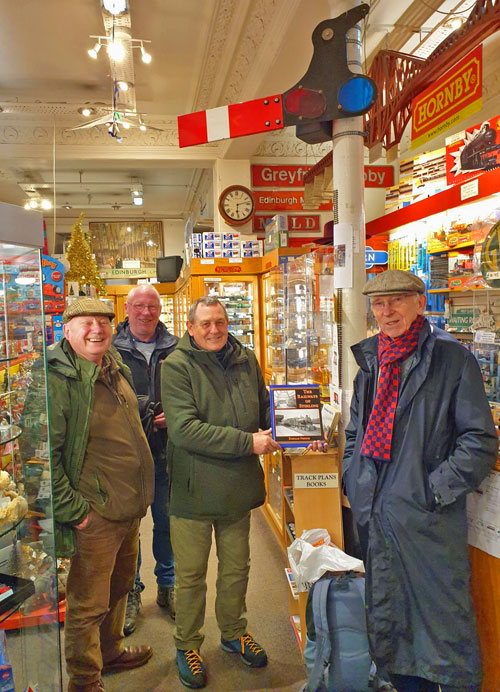 Essential purchases in Harburn Hobbies, Scotland's best-known model railway shop