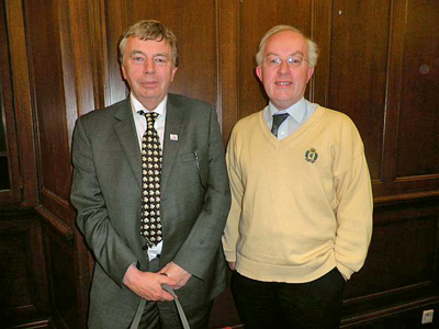 Phil Flanders, Director, Scotland & Northern Ireland (left) with Douglas Norris, CILT National Officer, Scotland (right).