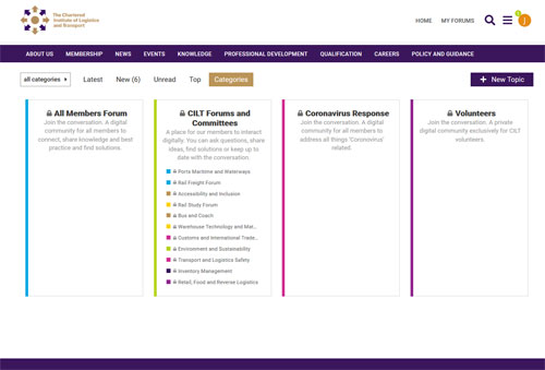 The new CILT Community page