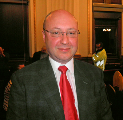 Tony Kenmuir at the Edinburgh meeting.